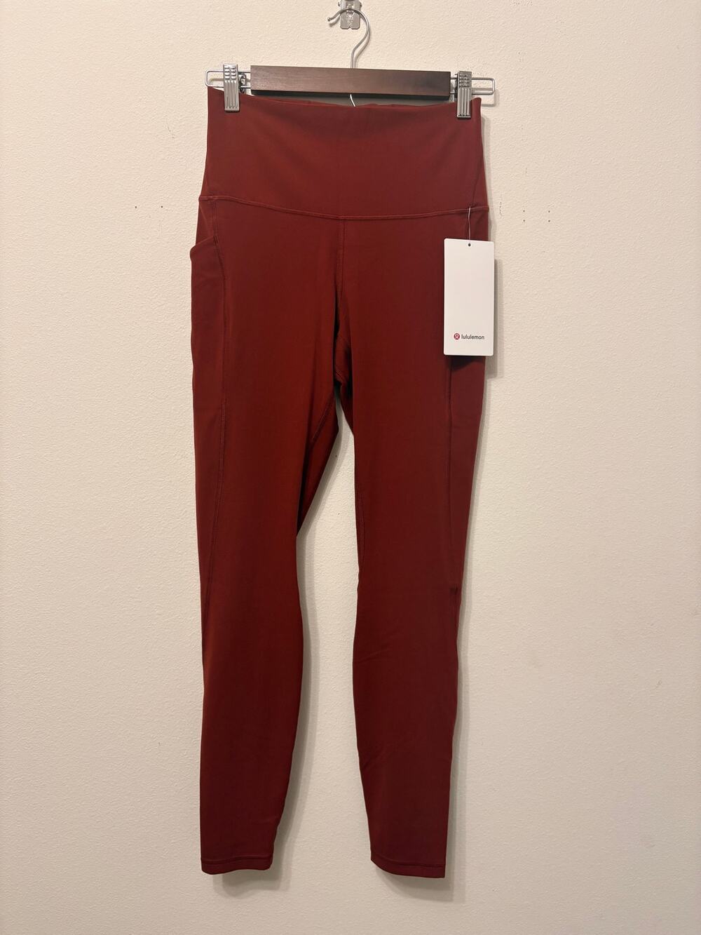 NWT Lululemon Align High-Rise Pant w/ Pockets 28" Cranberry Charm Sz 8 $128 MSRP